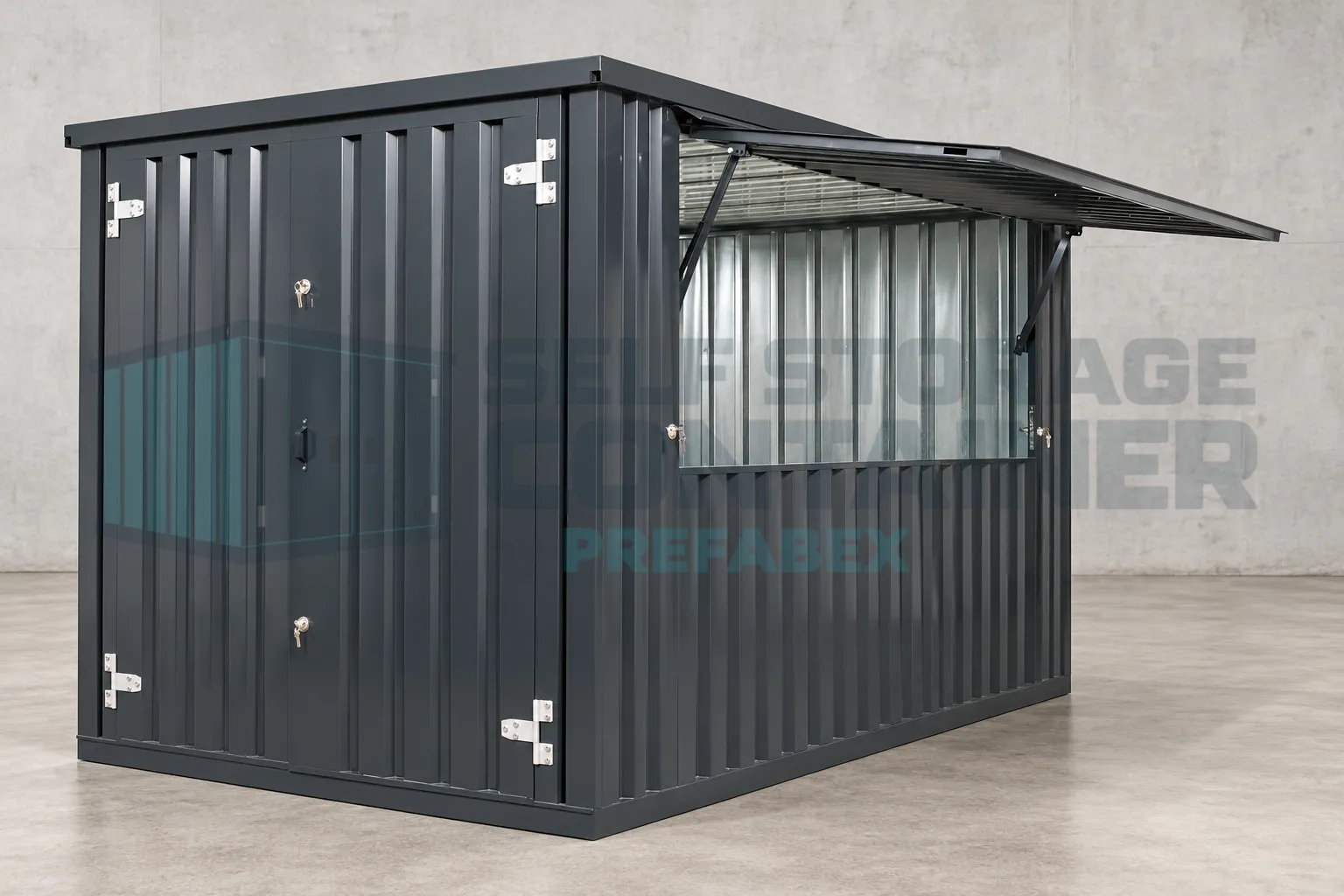 3 × 2 m Flat-Pack Kiosk (1)